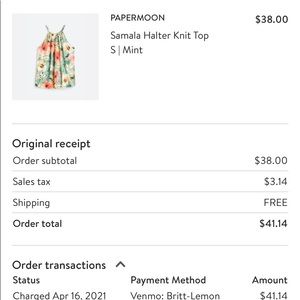 Cute top purchased from Stitch Fix Sz S